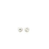 18k White Gold Sparkling Studs