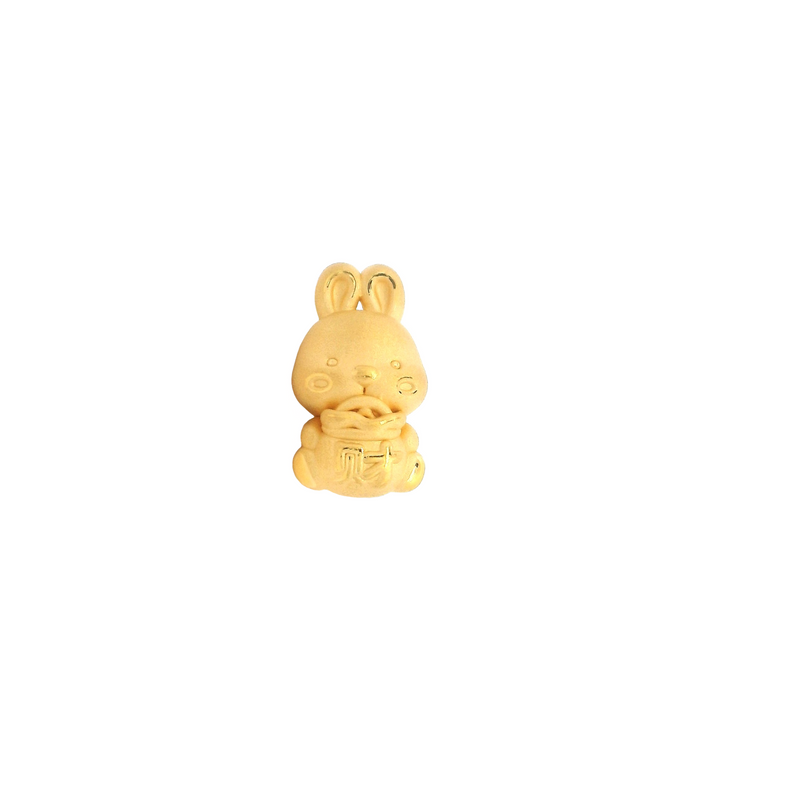 Wealthy Bunny Bracelet Charm