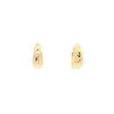 Elegant Diamond Cut Gold Earrings