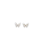 Sparkling Butterfly Studs, Gold Jewellery Sydney Australia