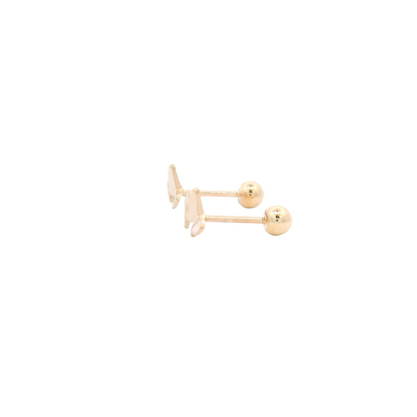 Golden Butterfly Earrings