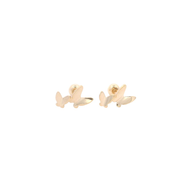 Golden Butterfly Earrings