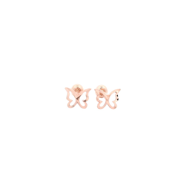 Butterfly Rose Gold Earrings