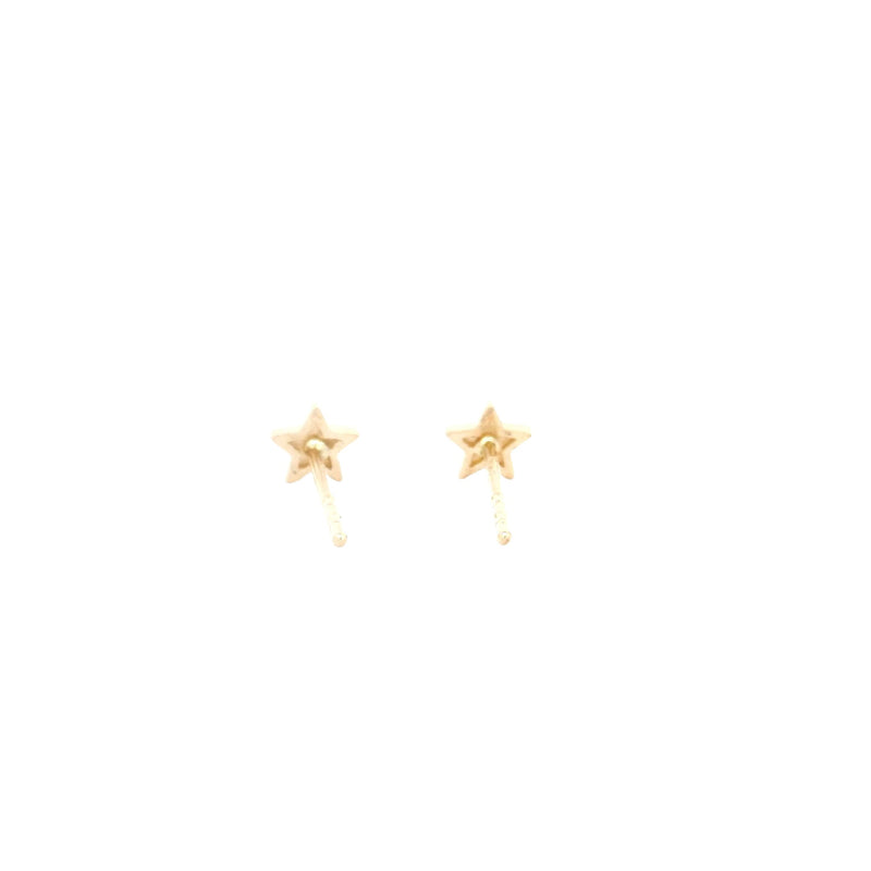 Golden Star Stud Earrings
