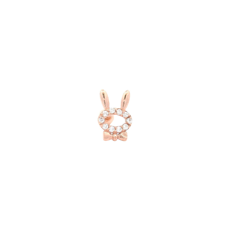 Rose Gold Bunny Pendant