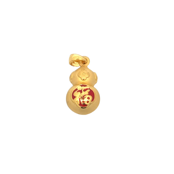 Golden Wu Lou Pendant