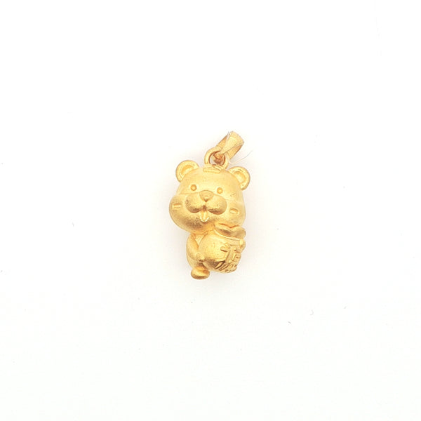 24K Fortune Tiger Pendant, Gold Jewellery Sydney Australia 