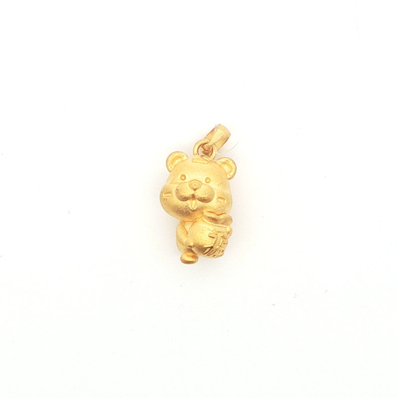 24K Fortune Tiger Pendant, Gold Jewellery Sydney Australia 