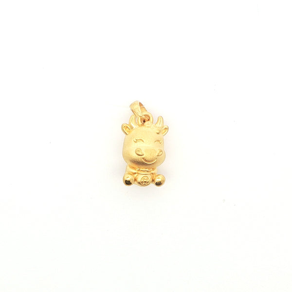 24k Year Of Ox Pendant, Gold Jewellery Sydney Australia 