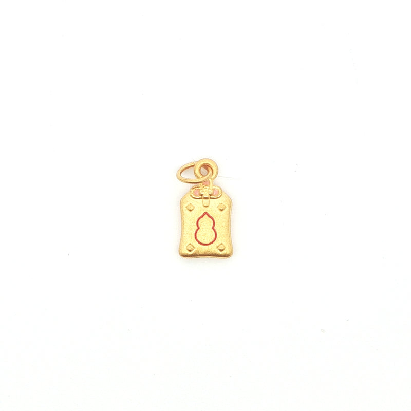 Double Sided Fortune Pendant, Gold Jewellery Sydney Australia 