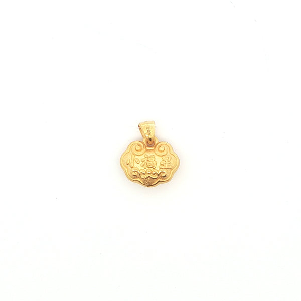 24k Safe and Fortune Pendant, Gold Jewellery Sydney Australia 
