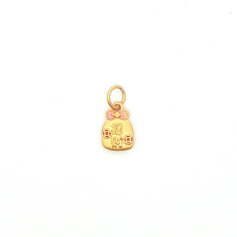 24k Fortune and Prosperity Pendant, Gold Jewellery Sydney Australia 