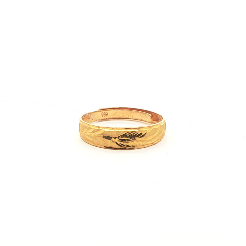 Elegant 24k Yellow Gold Band Expandable Ring, Gold Jewellery Sydney Australia 