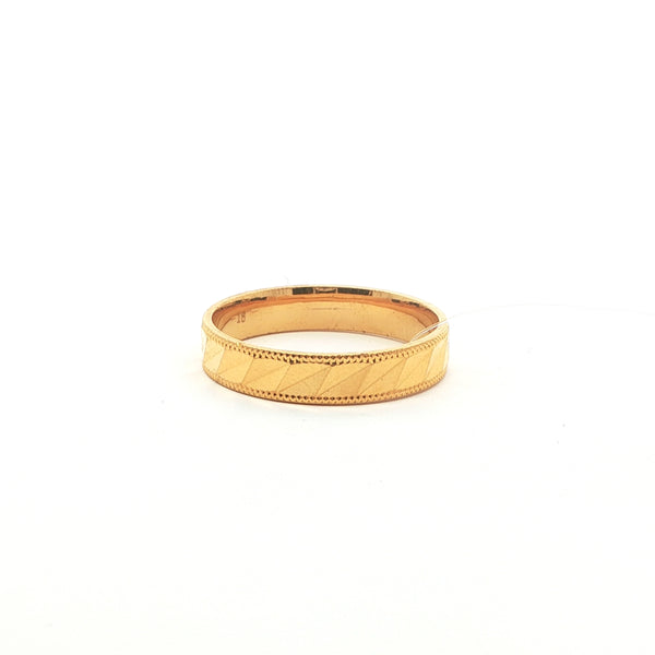 Classic 24k Gold Band Ring in Polished Finish - Size 16.5, Gold Jewellery Sydney Australia 