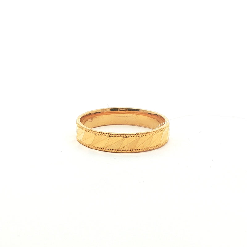 Classic 24k Gold Band Ring in Polished Finish - Size 16.5, Gold Jewellery Sydney Australia 