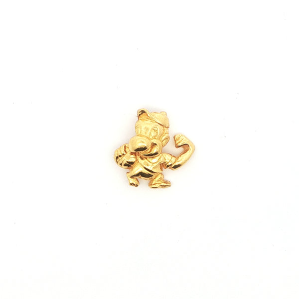Whimsical 24k Gold Character Pendant, Gold Jewellery Sydney Australia 