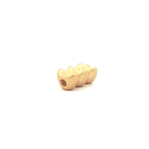 24k Yellow Gold Chinese Ingot Pendant