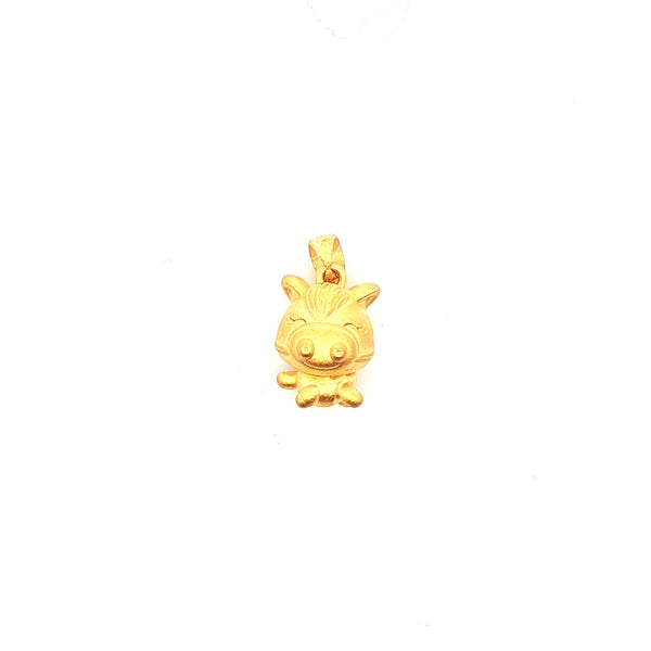 Zodiac Prosperity Horse Pendant, Gold Jewellery Sydney Australia 