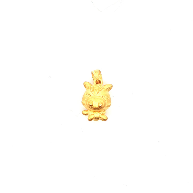 Zodiac Prosperity Horse Pendant, Gold Jewellery Sydney Australia 
