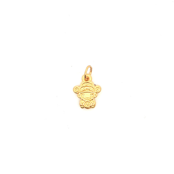 Playful God Of Wealth Charm Pendant, Gold Jewellery Sydney Australia 