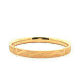 Elegant Gold Bangle with Rose Design, Gold Jewellery Sydney Australia 