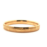 Classic Yellow Gold Flower Bangle, Gold Jewellery Sydney Australia 
