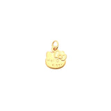 24k Hello Kitty Yellow Gold Pendant, Gold Jewellery Sydney Australia 