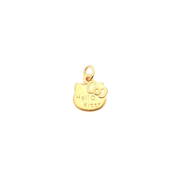 24k Hello Kitty Yellow Gold Pendant, Gold Jewellery Sydney Australia 
