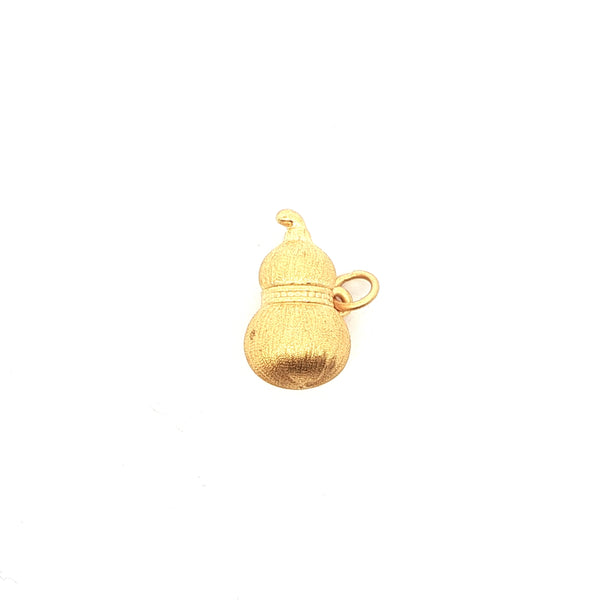 24k Golden Gourd Pendant, Gold Jewellery Sydney Australia 