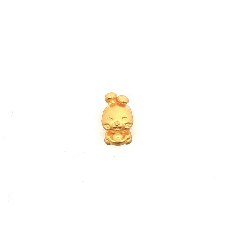 24k Fortune Bunny Rabbit Bracelet Charm, Gold Jewellery Sydney Australia 