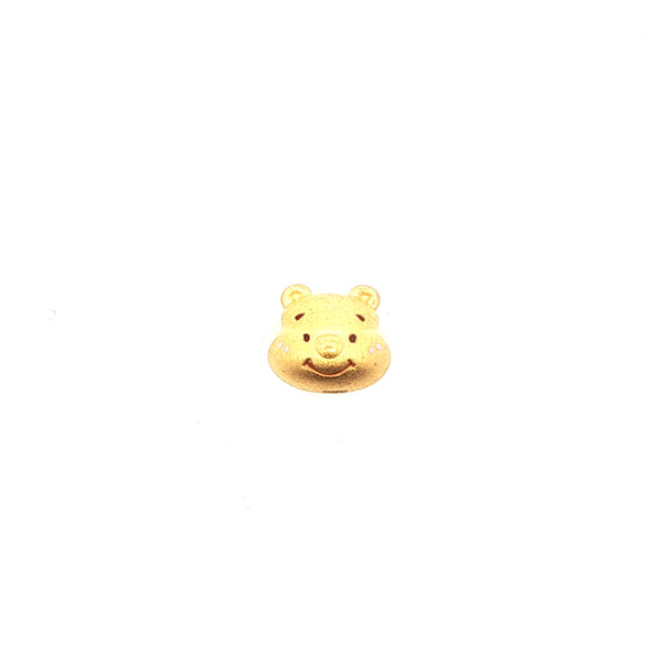 Gold Winnie the Pooh Bracelet Charm, Gold Jewellery Sydney Australia 
