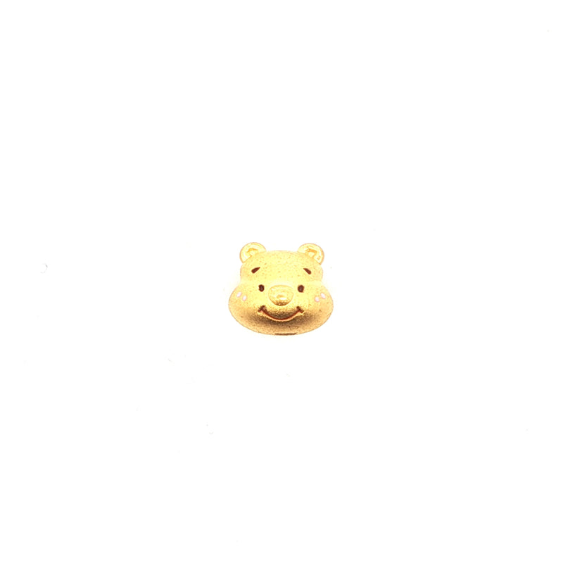 Gold Winnie the Pooh Bracelet Charm, Gold Jewellery Sydney Australia 