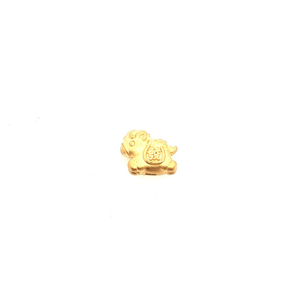24k Gold Zodiac Horse Bracelet Charm, Gold Jewellery Sydney Australia 