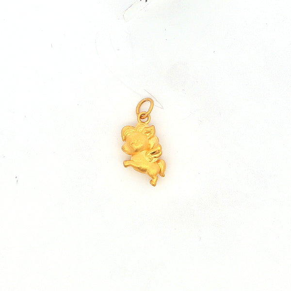 24K Flying Horse Pendant, Gold Jewellery Sydney Australia 