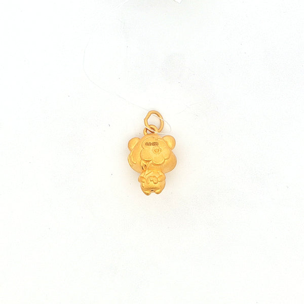 Year of the Tiger Yellow Gold Pendant, Gold Jewellery Sydney Australia 