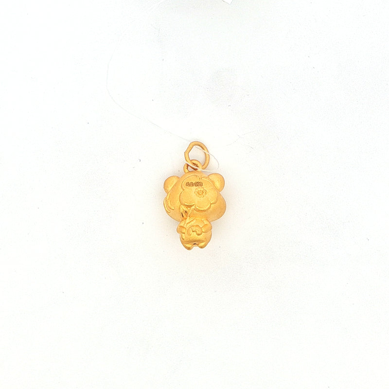 Year of the Tiger Yellow Gold Pendant, Gold Jewellery Sydney Australia 