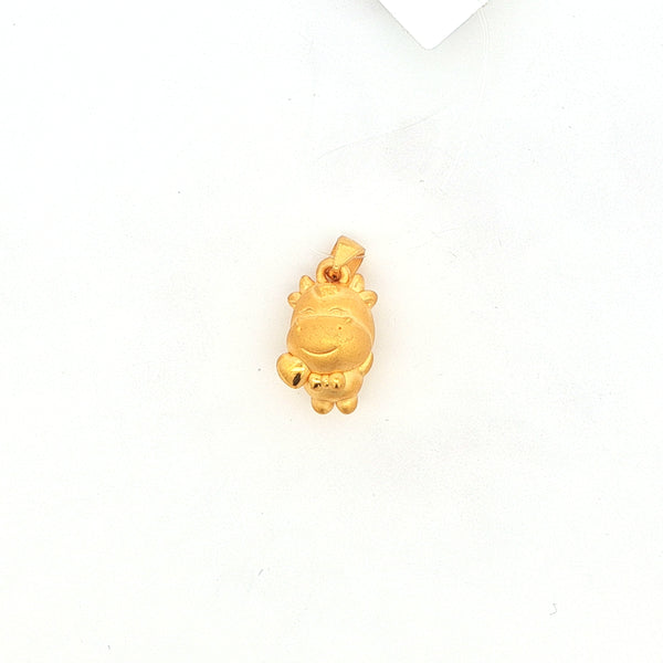 24k Love Dragon Pendant, Gold Jewellery Sydney Australia 