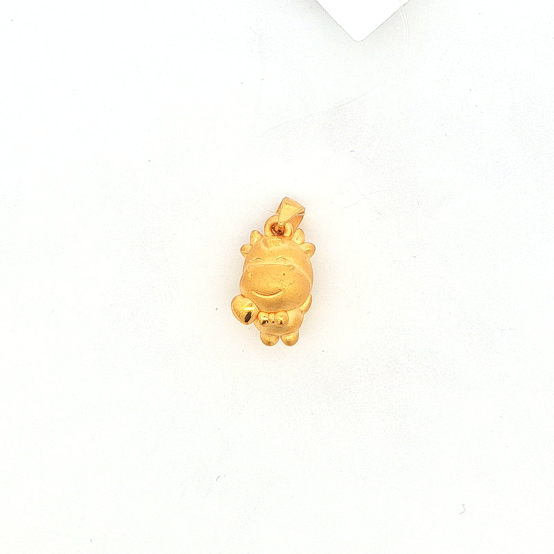 24k Love Dragon Pendant, Gold Jewellery Sydney Australia 