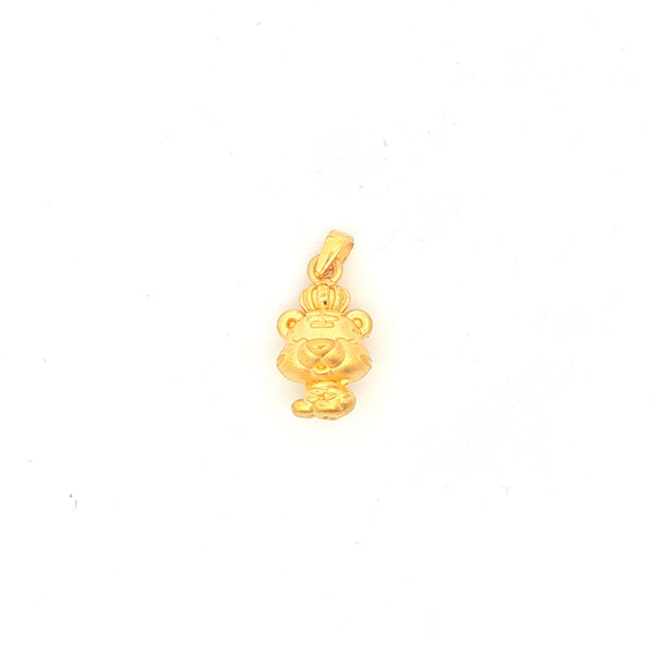 Cute Tiger Pendant, Gold Jewellery Sydney Australia 