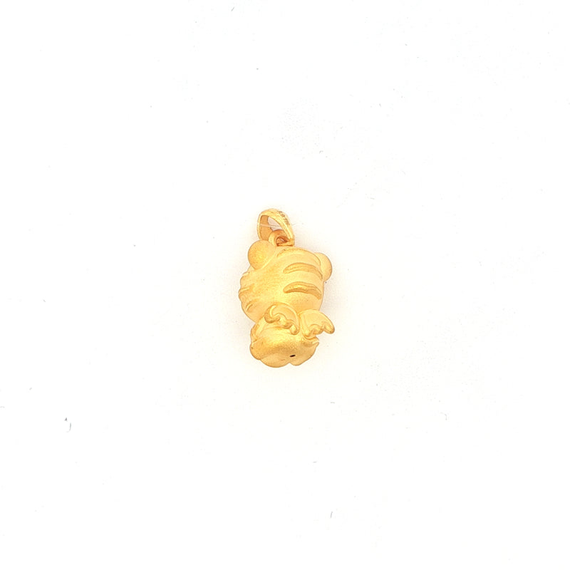 24k Flying Tiger Pendant, Gold Jewellery Sydney Australia 