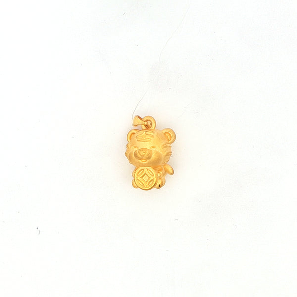 24k Flying Tiger Pendant, Gold Jewellery Sydney Australia 