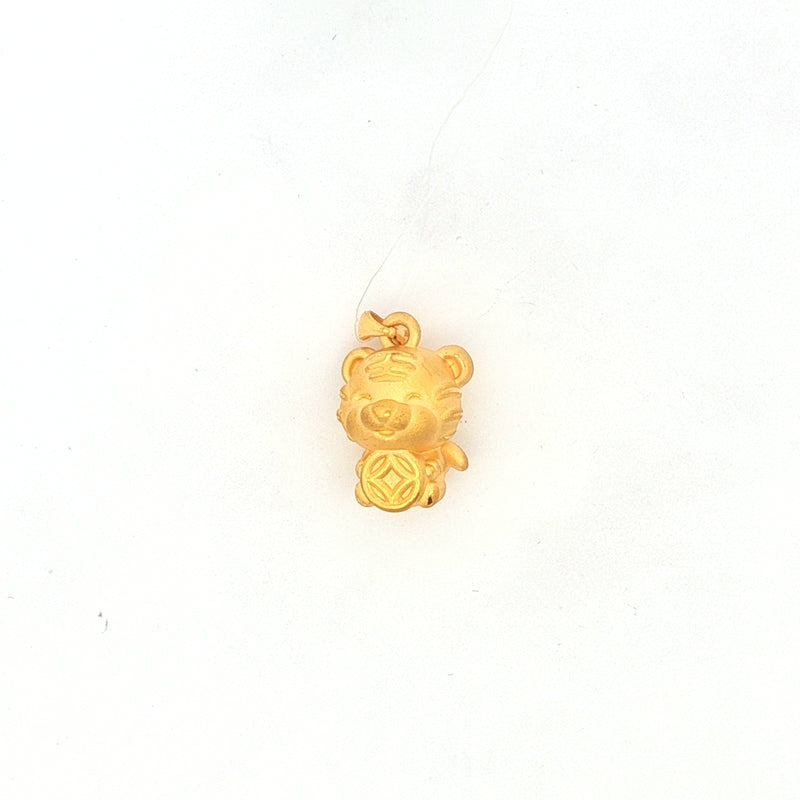 24k Flying Tiger Pendant, Gold Jewellery Sydney Australia 