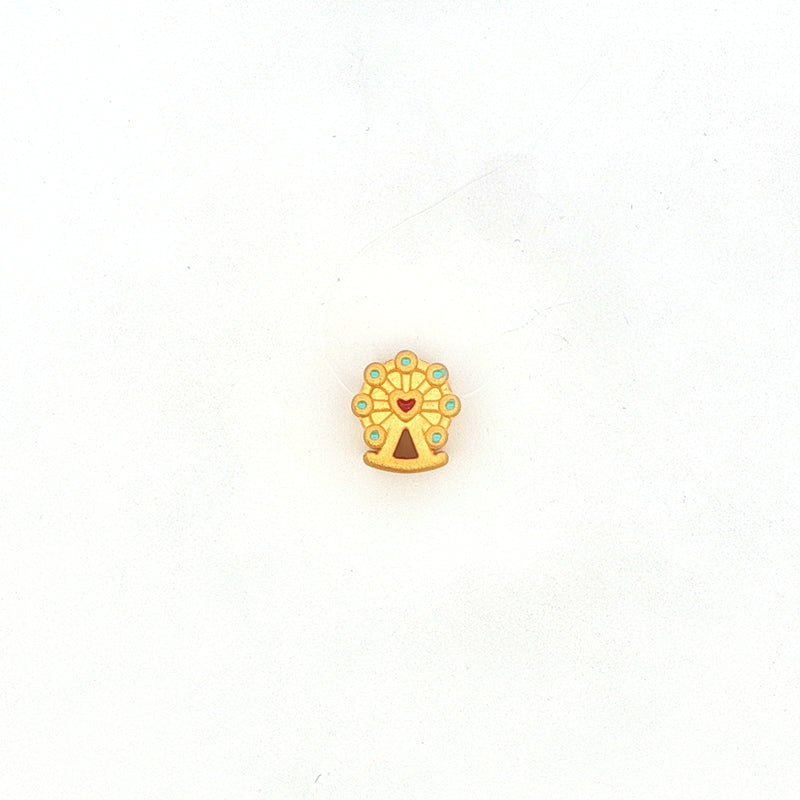 24k Ferris Wheel Bracelet Charm, Gold Jewellery Sydney Australia 