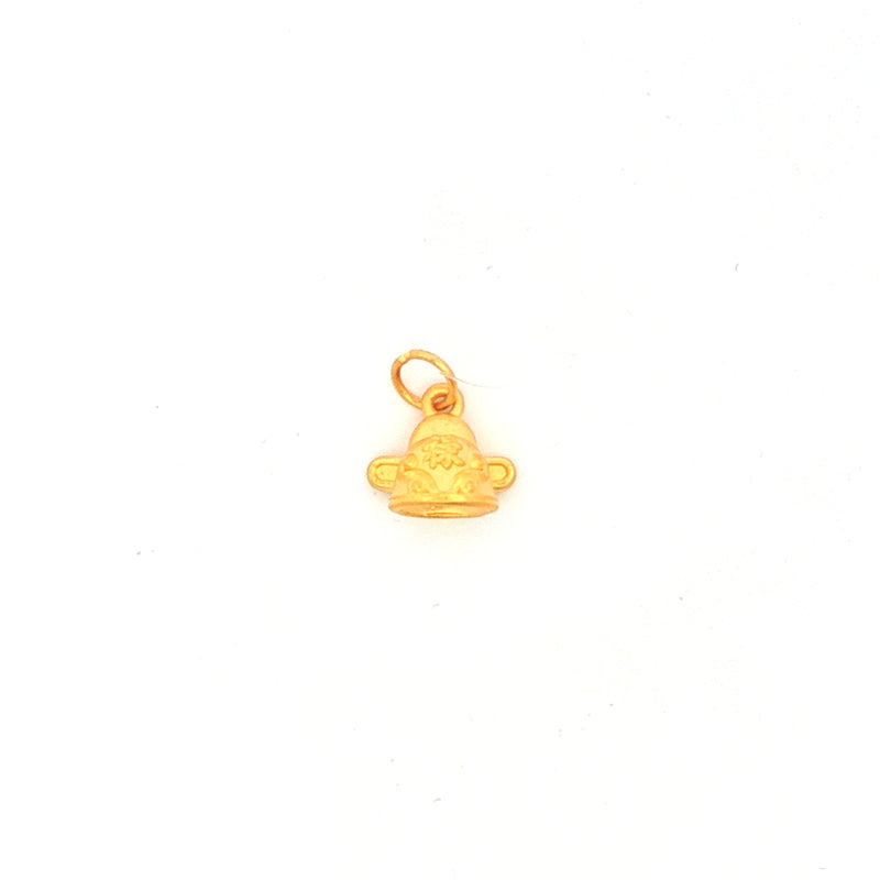 24k Intricate Wealth Hat Pendant, Gold Jewellery Sydney Australia 