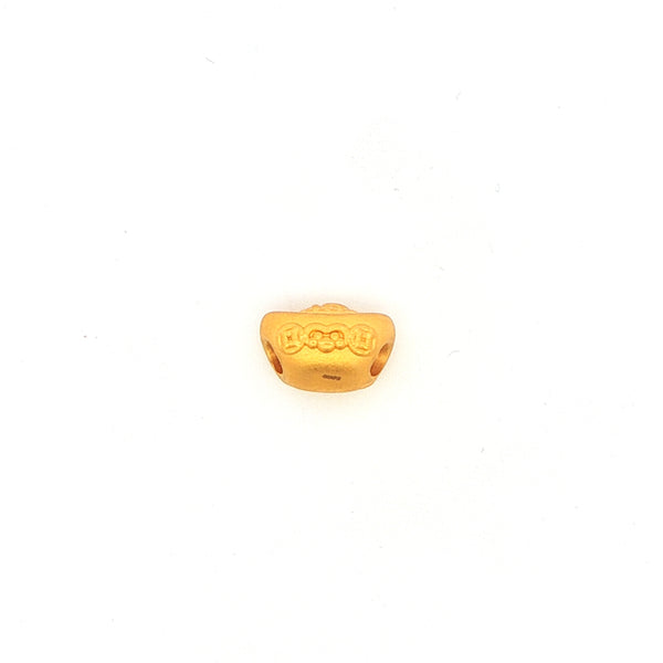 24K Intricate Gold Ingot Bracelet Charm, Gold Jewellery Sydney Australia 