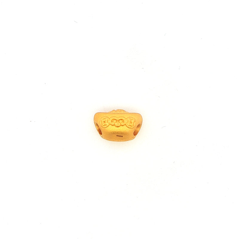 24K Intricate Gold Ingot Bracelet Charm, Gold Jewellery Sydney Australia 