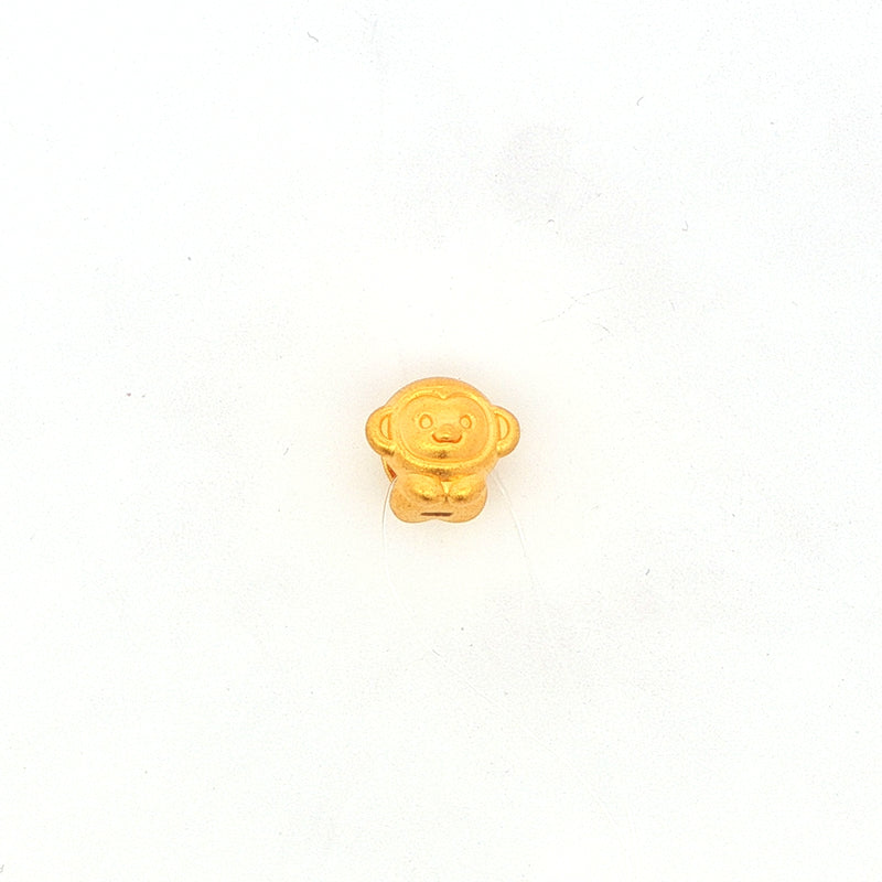 Yellow Gold Monkey Charm Bracelet Charm, Gold Jewellery Sydney Australia 