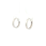 Sleek Flat Hoop Earrings, Gold Jewellery Sydney Australia 