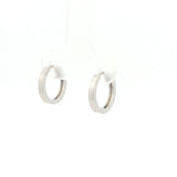 Sleek Flat Hoop Earrings, Gold Jewellery Sydney Australia 
