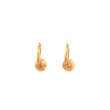 Classic Yellow Gold Hoop Clip Earrings, Gold Jewellery Sydney Australia 